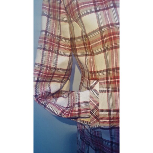 Pendleton long pleated wool tartan plaid skirt suit blazer jacket coat 8 8P S - Picture 5 of 12